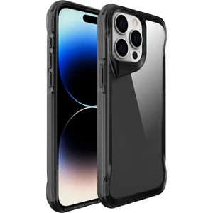 Apple iPhone 15 Pro Max Kılıf Kamera Çıkıntılı Koruyucu Kalın Kristal Siyah Kılıf