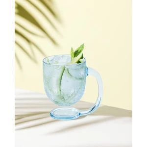 Madame Coco Domme Plastik Kupa - Turkuaz - 385 ml