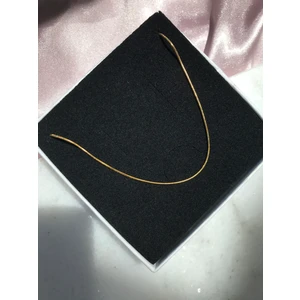 Yılan Zincir Kolye Çelik Kararmaz Kız ve Erkek Unisex Kolye