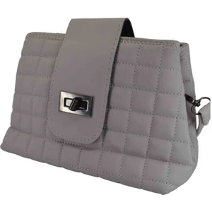 Suni Deri Kilitli Büyü Hacmi Kare Nakışlı 15*25 cm Kadın Omuz Çantası B100002