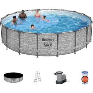 Steel Pro Max Aile Havuzu 549x122 cm Ultra Dayanıklı Çelik Yapı ile