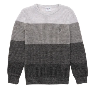 U.S. Polo Assn. Erkek Çocuk Antrasit Melanj Kazak /triko 50295576-VR081