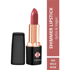 Shimmer Lipstick Wild Rose - Işıltı Ruj - 4 gr - No: 902 - Vegan & Temiz Içerik