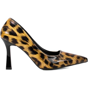 Ayakkabı Fuarı Elit MST1383R Kadın Stiletto Leopar