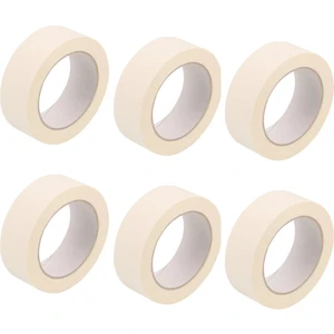6 Adet Maskeleme Bandı Boya Bandı 24 mm x 25M  kağıt Bant