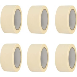 6 Adet Maskeleme Bandı Boya Bandı 48 mm x 25M  kağıt Bant