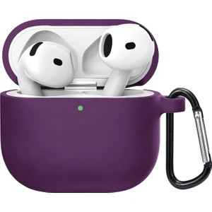 Airpods 4.nesil / Anc Liquid Silicone Lansman Mor
