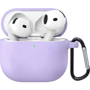 Airpods 4.nesil / Anc Liquid Silicone Lansman Lila