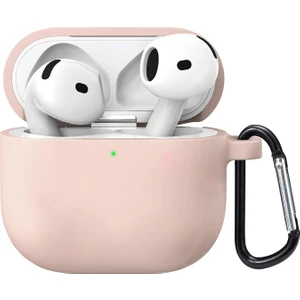 Airpods 4.nesil / Anc Liquid Silicone Lansman Rose Gold