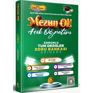 Mezun Ol Zorunlu Tüm Dersler Soru Bankası - Açık Öğretim Lisesi Sınavlarına Özel Hazırlık