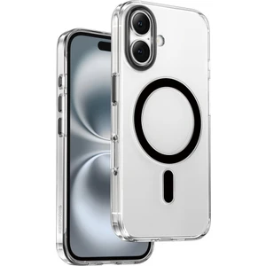 iPhone 16 Uyumlu Af Kaplamalı Hd Tuş Kamera Kısmı Metalik Renk Aurora Şeffaf Magsafe Kılıf