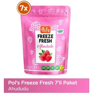 Pol's Freeze Fresh Ahududu 16 g x 7 Adet Freeze Dry Dondurularak Kurutulmuş Meyve