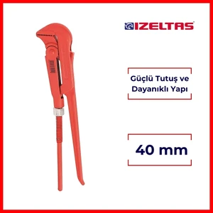 Maşalı Boru Anahtarı 40 mm Güçlü Tutuş ve Dayanıklı Yapı