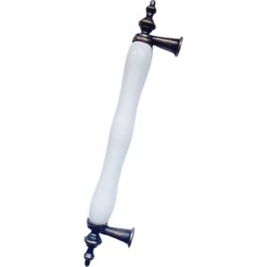 Beyaz Porselen Kulp Antik Ayak Kübra 128 mm / 5 Adet