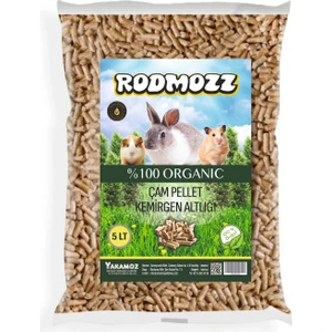 Rodmozz Doğal Organik Kemirgen Altlığı Talaş Çam Peleti 5 Lt