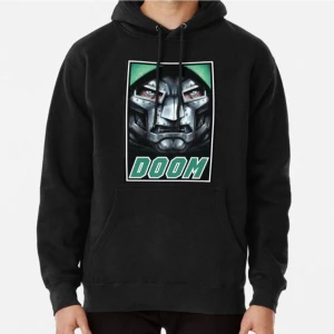 Hvit Stein Doctor Doom Baskılı Sweatshirt