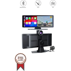 T94C41 Wifi Bluetooth 4K Carplay Ön-Arka Araç Kamerası