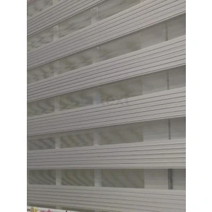 Gri Geniş Plise  Zebra Perde