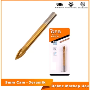 5mm Seramik Cam Delme Matkabı Ucu