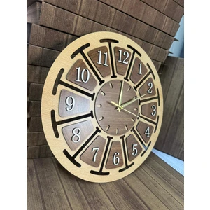 Ahşap  Dekoratif Duvar Saati