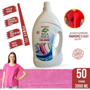 Power Jel Renkli Sıvı Yıkama Deterjanı 3900 ml