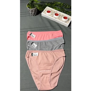 Kadın Bikini Fitilli Külot S-M (3 Adet)