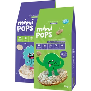 2'li Paket Mini Pops Pirinç Patlakları ve Mini Pops Karabuğday Patlakları 30G