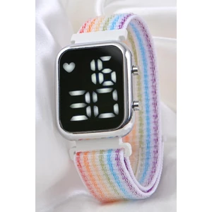 Renkli Cırt Cırt Kordon LED Kol Saat ST-304107