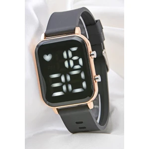 Silikon Kordon Dijital LED Unisex Kol Saati (Akıllı Saat Değildir.) ST-304105