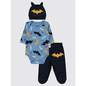 Erkek Bebek Takım 1-6 Ay Açık Indigo