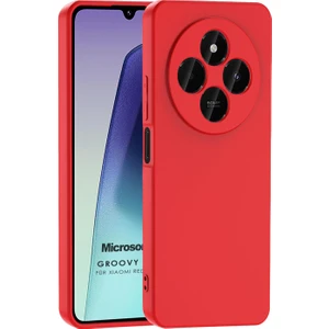 Xiaomi Redmi 14C Kılıf Groovy Soft Kırmızı