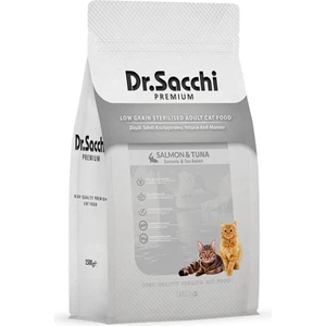 Dr.Sacchi Premium Düşük Tahıllı Kısır Kedi Maması 1,5 Kg
