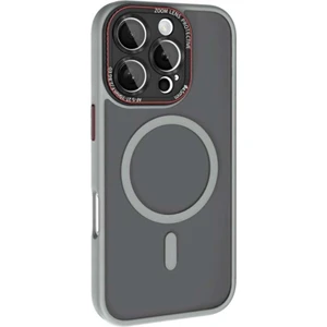 iPhone 16 Pro Uyumlu Kamera Lens Hoparlör Korumalı Magsafe Transparan Sonic Silikon Kılıf
