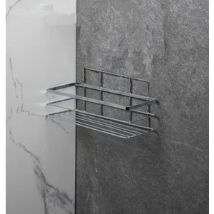 Banyo Köşe Rafı Paslanmaz Tek Katlı Krom Kaplama