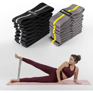 Sekiz Kademeli Pilates Bandı Direnç Bandı Yoga Lastiği Esneme Kayışı Seti