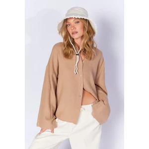 Taş Kolları Salaş Kadın Gömlek