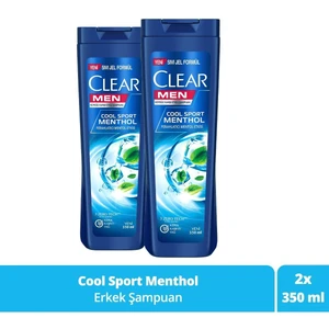 Men Şampuan Cool Sport Menthol Ferahlatıcı Mentol Etkisi 350 ml X2 Adet