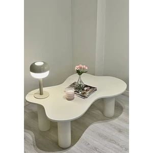 Kupp Design Bloom Orta Sehpa Krem
