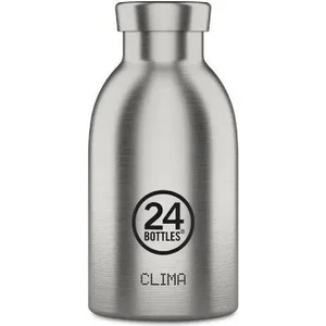 24 Bottles Clima Bottle Brushed Steel Paslanmaz Çelik Termos 330 ml