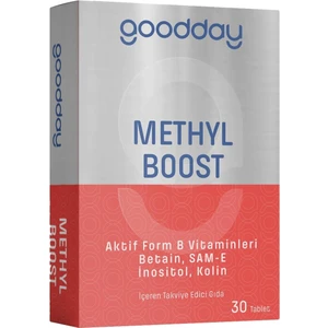 Methyl Boost 30 Tablet Takviye Edici Gıda
