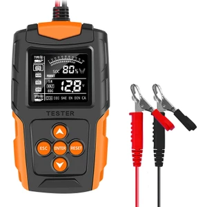 Echo Chicly Akü Test Cihazı 12V 24V Otomotiv Cca Dijital Otomatik Akü Analizörü (Yurt Dışından)