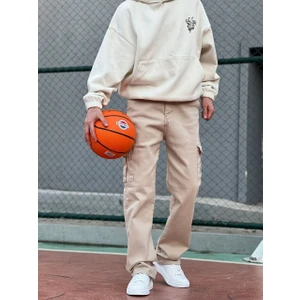 2025 Relaxed Yüksek Bel Kargo Pantolon