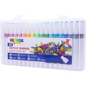 Akrilik Marker Kalem Seti 36'lı