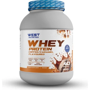 West Nutrition Whey Protein Tozu Kahve Karamel 1200 gr 40 Servis
