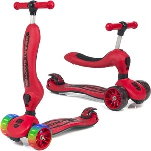 Smart Oturaklı Çocuk Scooter 3 Tekerlekli Işıklı Scooter Yükseklik Ayarlı 1-5 Yaş