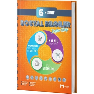 Mozaik Yayınları 6. Sınıf Sosyal Bilgiler Defter Kitap