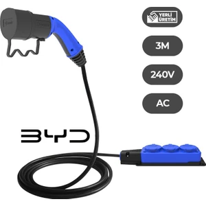 Byd Elektrikli Araçlardan Güç Alın: V2L 3'lü Uzatma Priz Adaptör