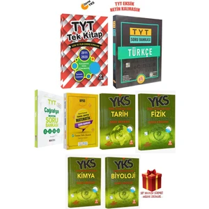 TYT Tüm Dersler Net Tamamlamaya Yönelik Konu-Soru-Çıkmış Sorular- Soru Bankaları + Hediyeli