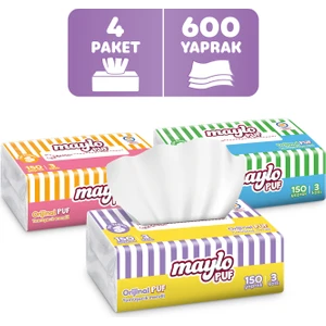 Puf Mendil 150'li 4 Paket