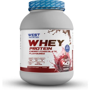 West Nutrition Whey Protein Tozu 1200 GR40 Servis Vişne&çikolata